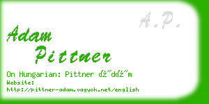 adam pittner business card